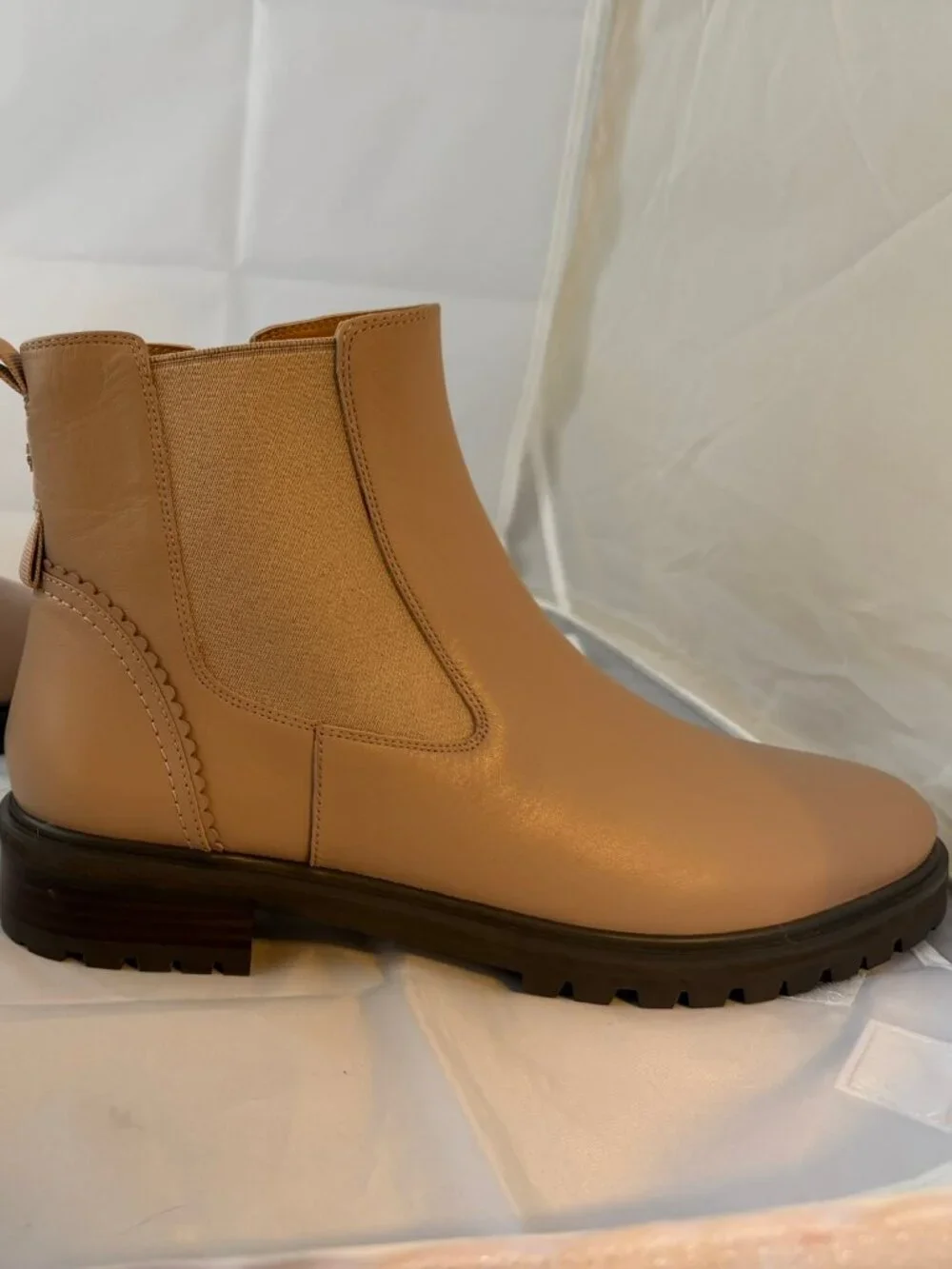 Kate Spade NY  Women’s Estelle Lug Sole Boots Toasted Hazelnut  Women Size 11M